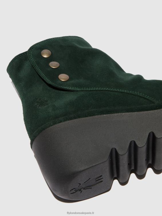 bottines zippées brom344 femmes 0N8R184 forêt verte en suède Fly London