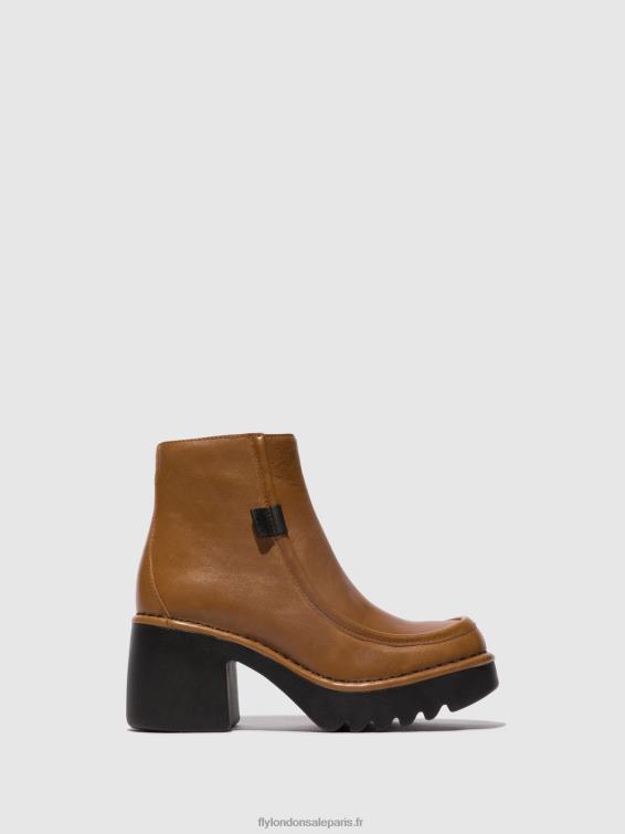 bottines zippées mite249 femmes 0N8R54 cuoio Fly London