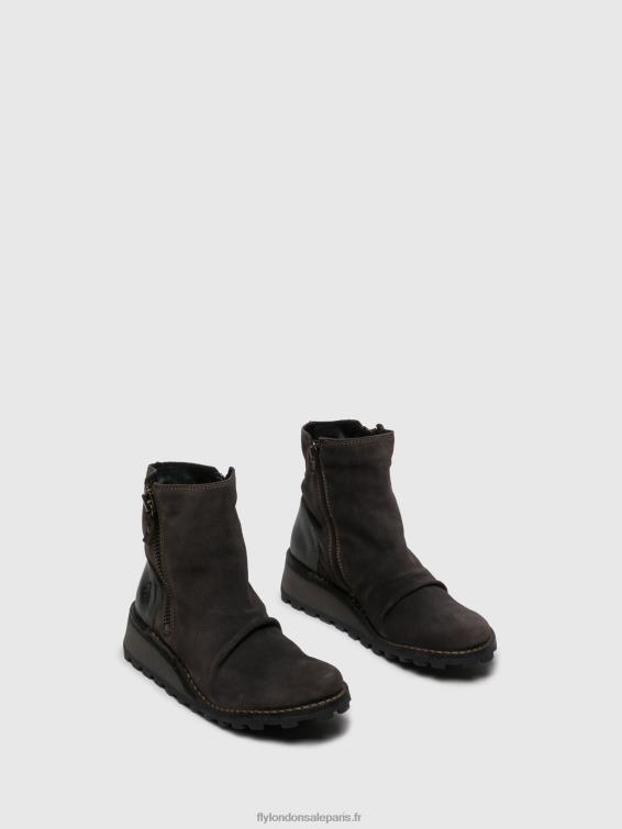 bottines zippées mon944 diesel femmes 0N8R271 gris Fly London
