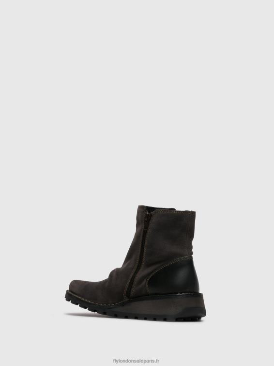 bottines zippées mon944 diesel femmes 0N8R271 gris Fly London