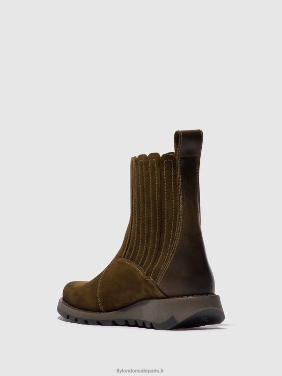 bottines zippées suzy899 femmes 0N8R36 boue/olive Fly London