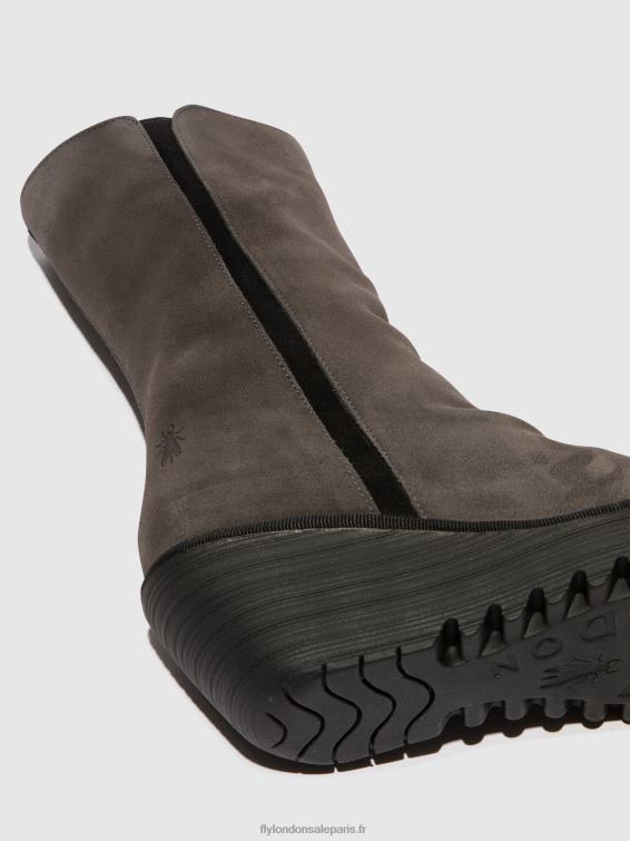 bottines zippées yemy408 femmes 0N8R29 diesel/noir Fly London