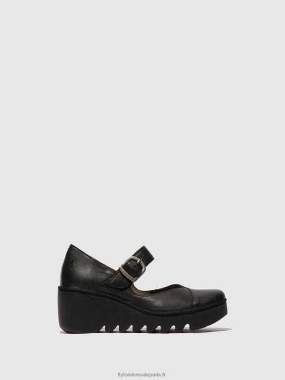 chaussures à boucle baxe428 femmes 0N8R620 noir Fly London