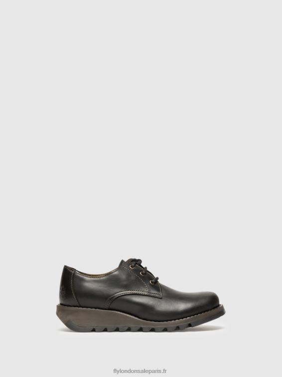 chaussures derby simb389 femmes 0N8R698 noir Fly London