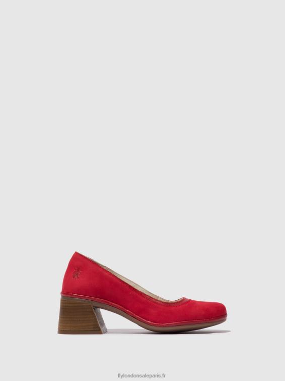 chaussures escarpins classiques lade372 femmes 0N8R690 rouge à lèvres rouge Fly London