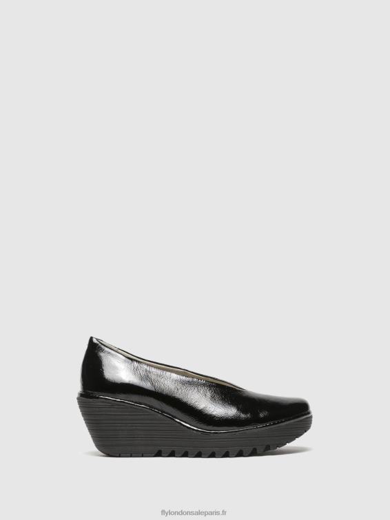 escarpins classiques chaussures yaz luxor femmes 0N8R697 noir Fly London