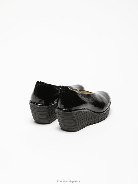 escarpins classiques chaussures yaz luxor femmes 0N8R697 noir Fly London
