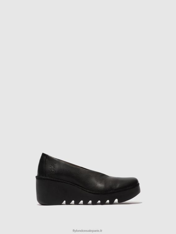 chaussures à enfiler beso246 femmes 0N8R619 céraline noir Fly London