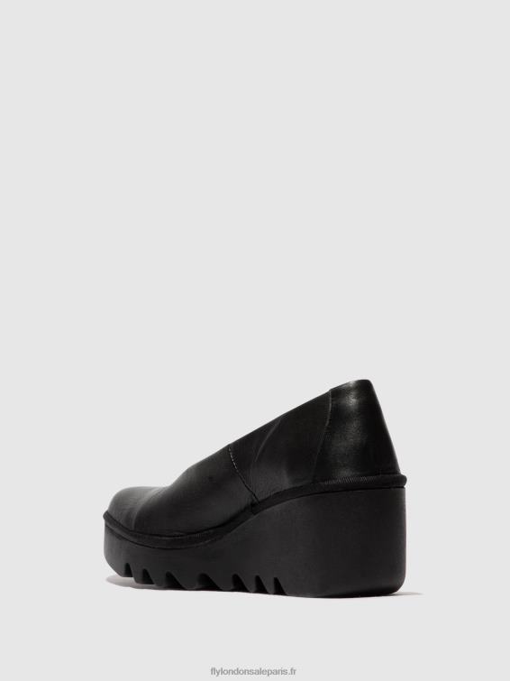 chaussures à enfiler beso246 femmes 0N8R619 céraline noir Fly London