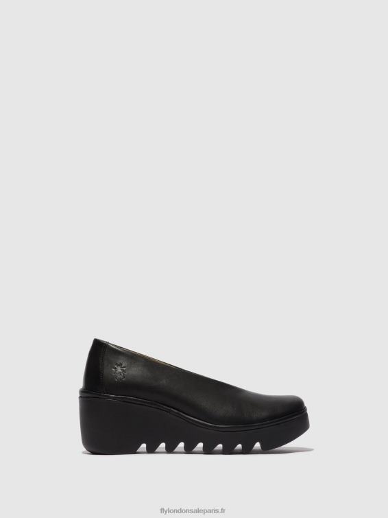 chaussures à enfiler beso246 femmes 0N8R672 noir Fly London