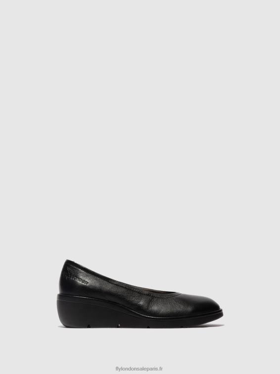 chaussures à enfiler numa570 femmes 0N8R618 mousse noire Fly London