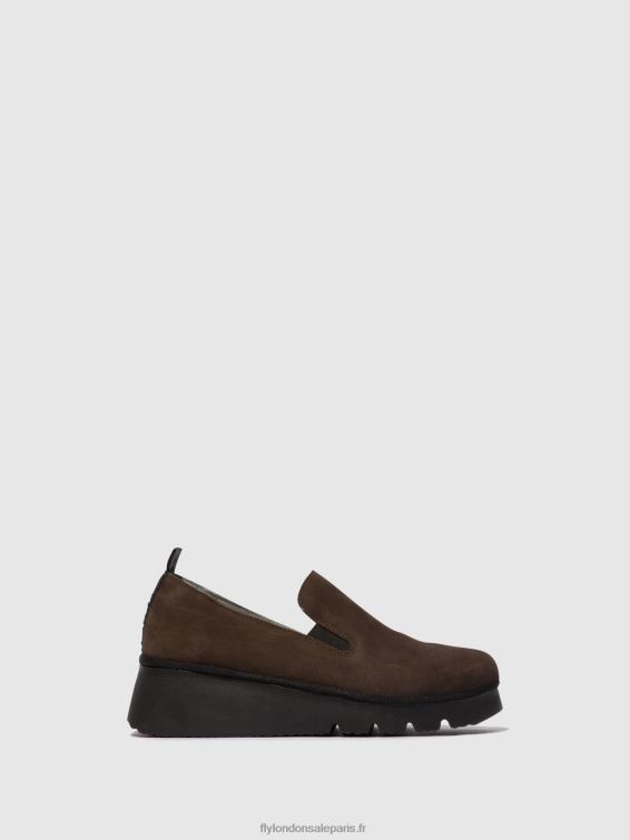chaussures à enfiler pece406 femmes 0N8R667 ns. taupe Fly London