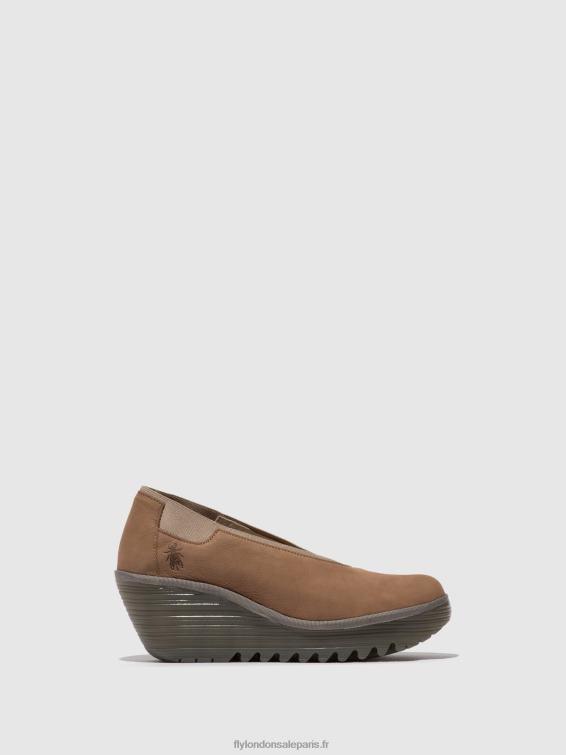 chaussures à enfiler yoza438 femmes 0N8R627 sable Fly London
