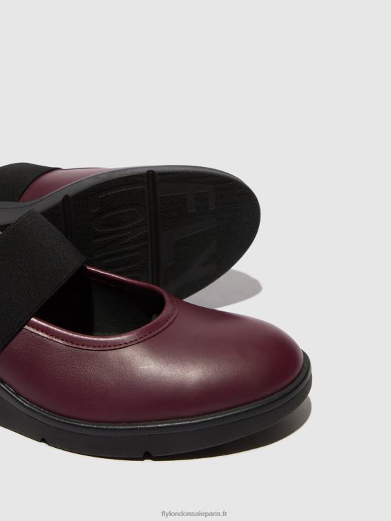 chaussures élastiquées nara547 femmes 0N8R686 Bordeaux Fly London