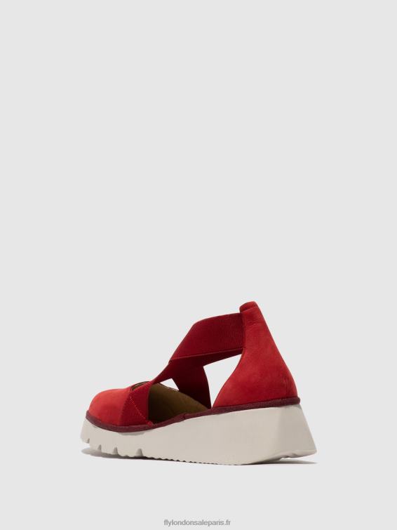 chaussures élastiquées pacy415 femmes 0N8R660 rouge à lèvres rouge Fly London