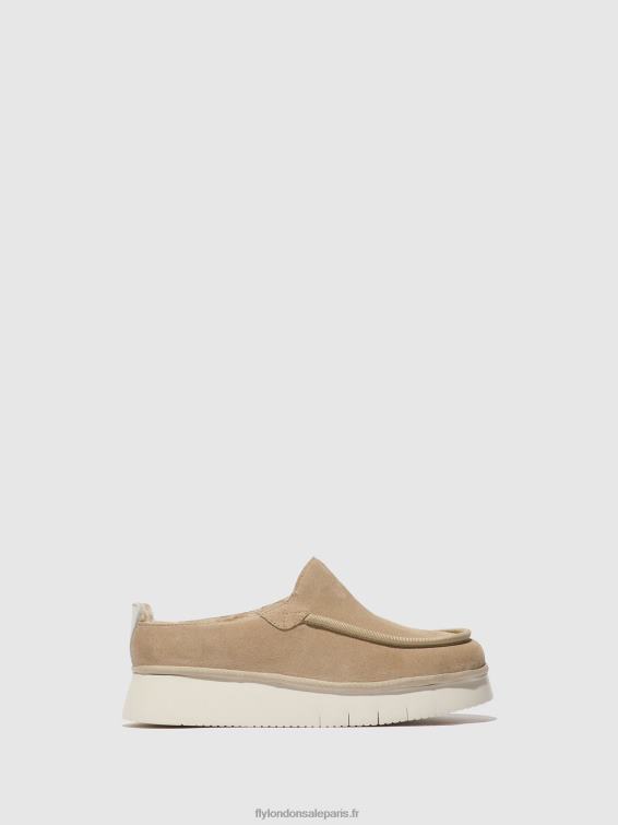chaussures fermées ceze361000 femmes 0N8R688 crème Fly London