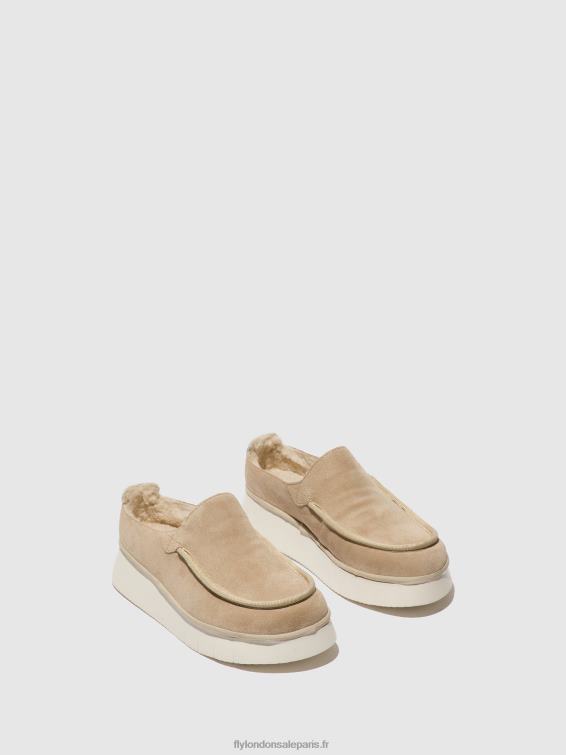 chaussures fermées ceze361000 femmes 0N8R688 crème Fly London