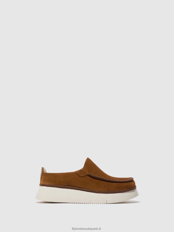 chaussures fermées ceze361 femmes 0N8R694 Cognac Fly London