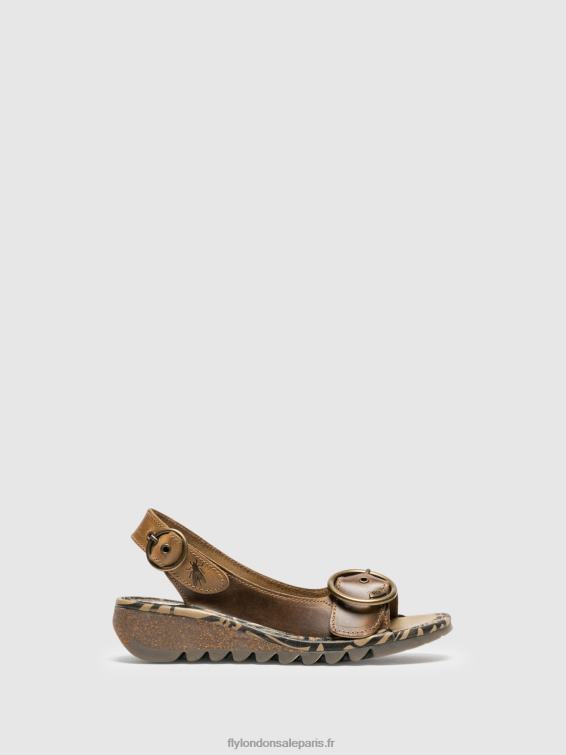 sandales à boucle femmes 0N8R528 Pérou Fly London
