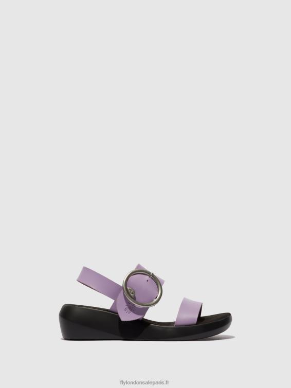 sandales à bride arrière bani739 femmes 0N8R470 violet Fly London