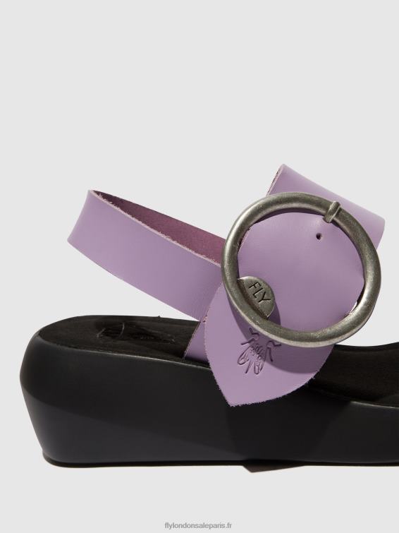 sandales à bride arrière bani739 femmes 0N8R470 violet Fly London