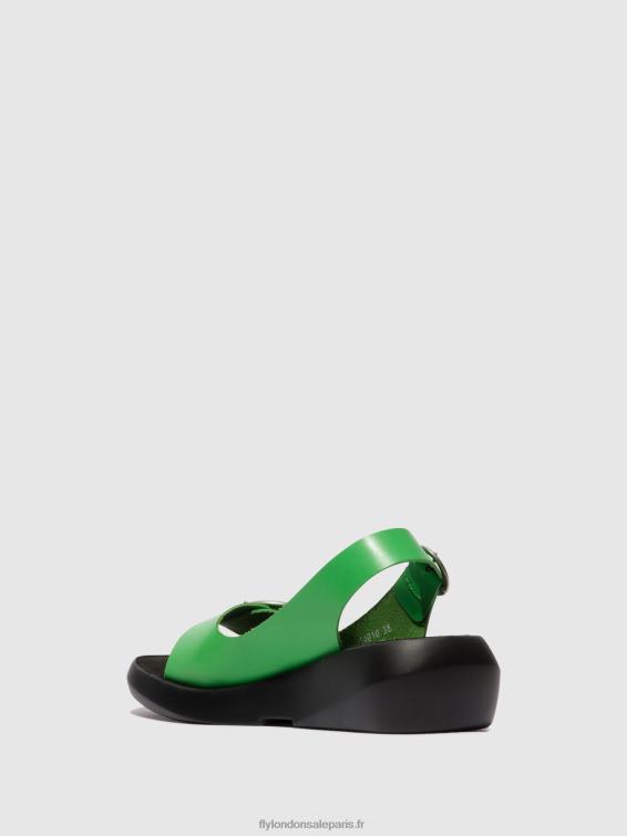 sandales à bride arrière berk754 femmes 0N8R467 avocat Fly London