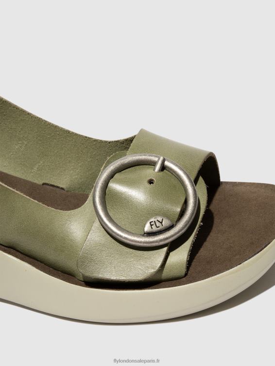 sandales à bride arrière berk754 femmes 0N8R586 smog Fly London