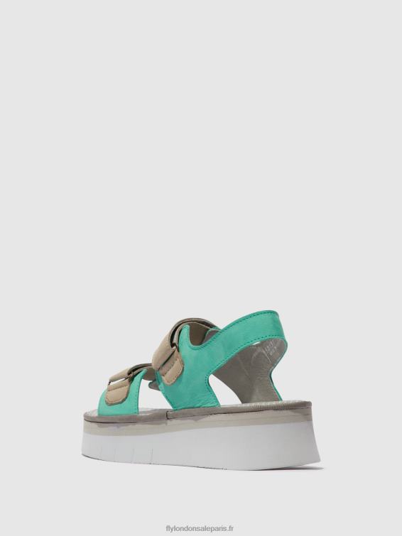 sandales à bride arrière cori377 femmes 0N8R578 mynt/nuage Fly London
