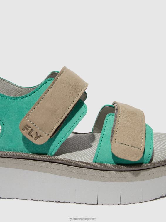 sandales à bride arrière cori377 femmes 0N8R578 mynt/nuage Fly London