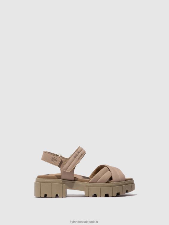 sandales à bride arrière jada854 femmes 0N8R545 béton Fly London