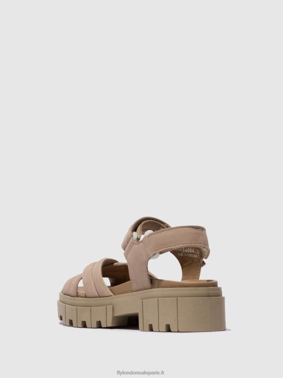 sandales à bride arrière jada854 femmes 0N8R545 béton Fly London