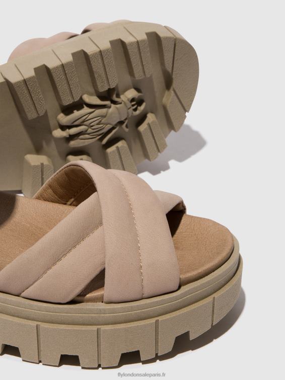 sandales à bride arrière jada854 femmes 0N8R545 béton Fly London