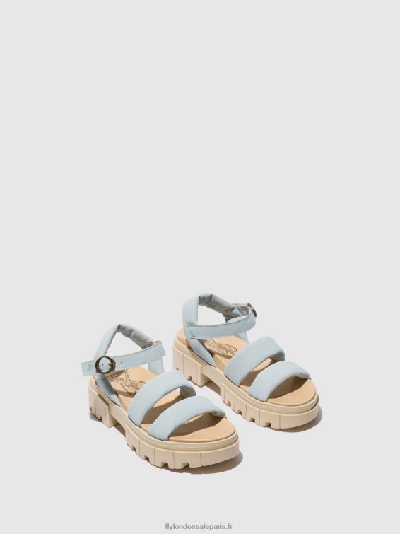 sandales à bride arrière jela864 femmes 0N8R544 bleu ciel Fly London