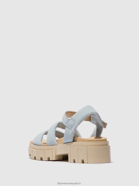 sandales à bride arrière jela864 femmes 0N8R544 bleu ciel Fly London