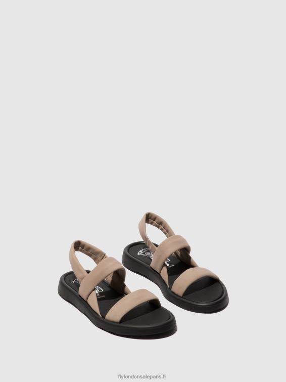 sandales à bride arrière tera873 femmes 0N8R539 béton Fly London