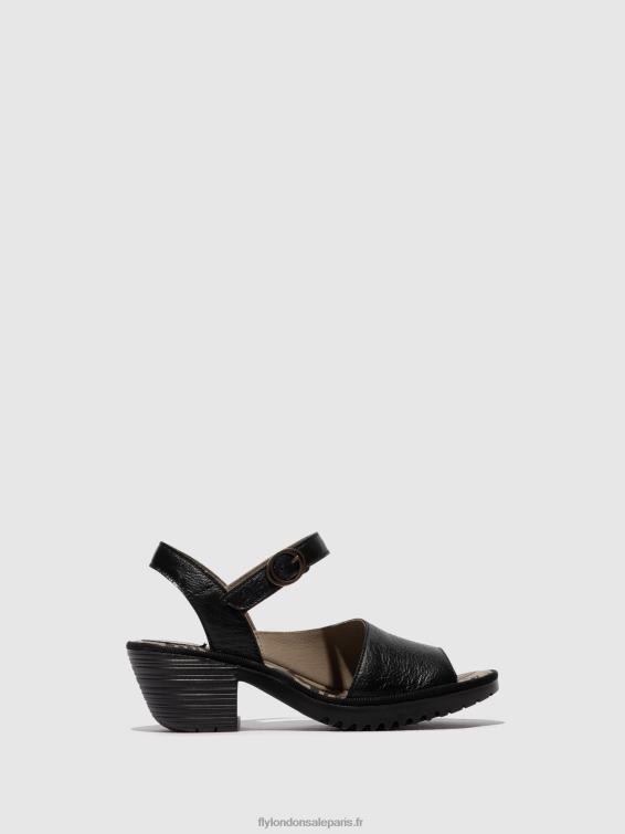 sandales à bride arrière wely439 femmes 0N8R453 noir Fly London