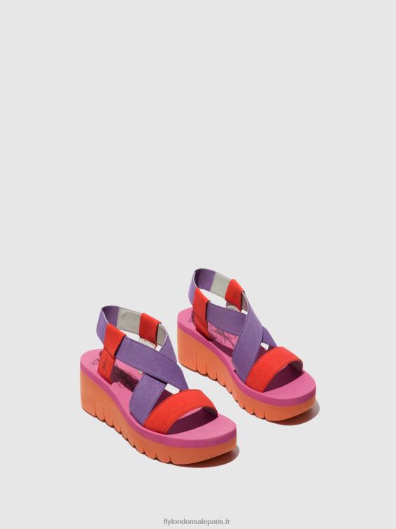 sandales à bride arrière yabi922 femmes 0N8R442 orange (alto) Fly London