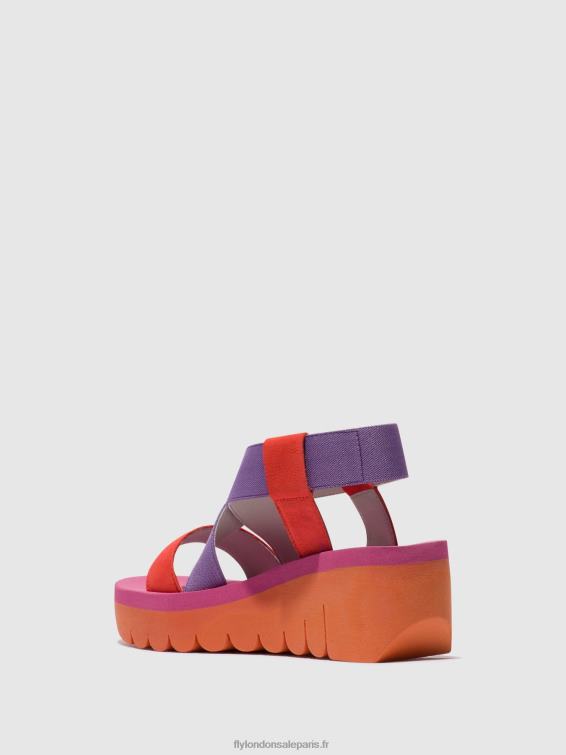 sandales à bride arrière yabi922 femmes 0N8R442 orange (alto) Fly London