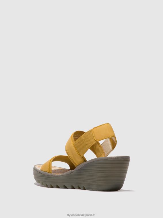 sandales à bride arrière yaco416 femmes 0N8R440 bourdon Fly London