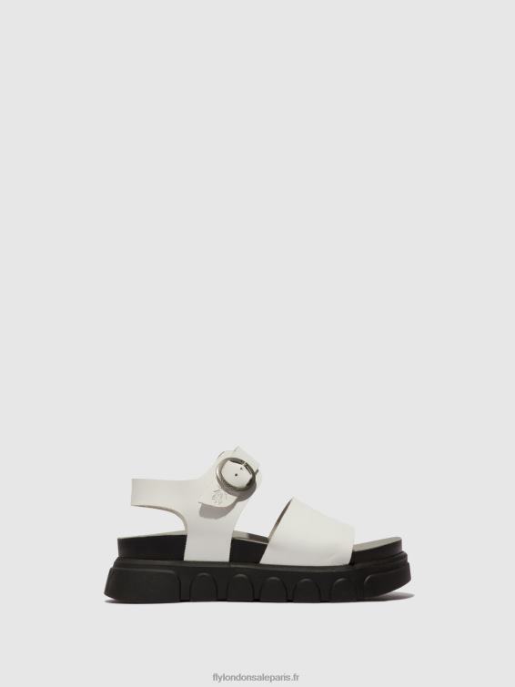 sandales à bride cheville cree947 femmes 0N8R507 blanc Fly London
