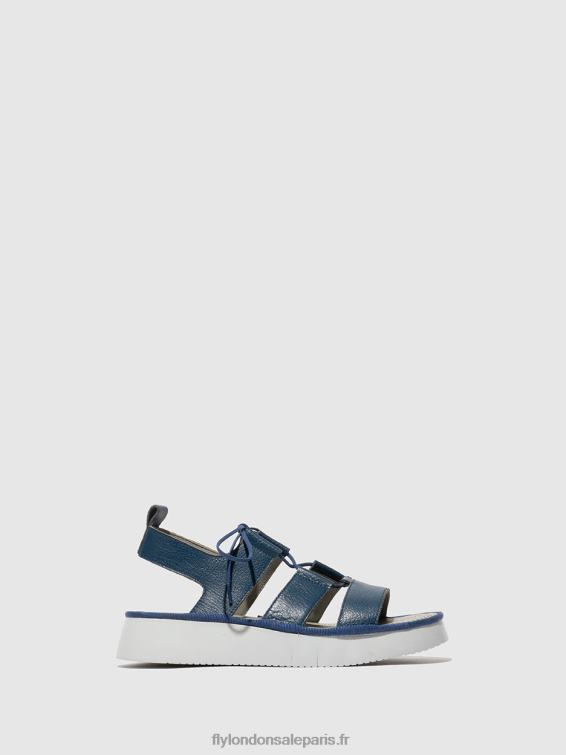 sandales à lanières caio363 femmes 0N8R571 bleu Fly London