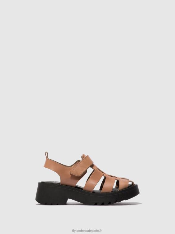 sandales à lanières maie850 femmes 0N8R535 rose Fly London