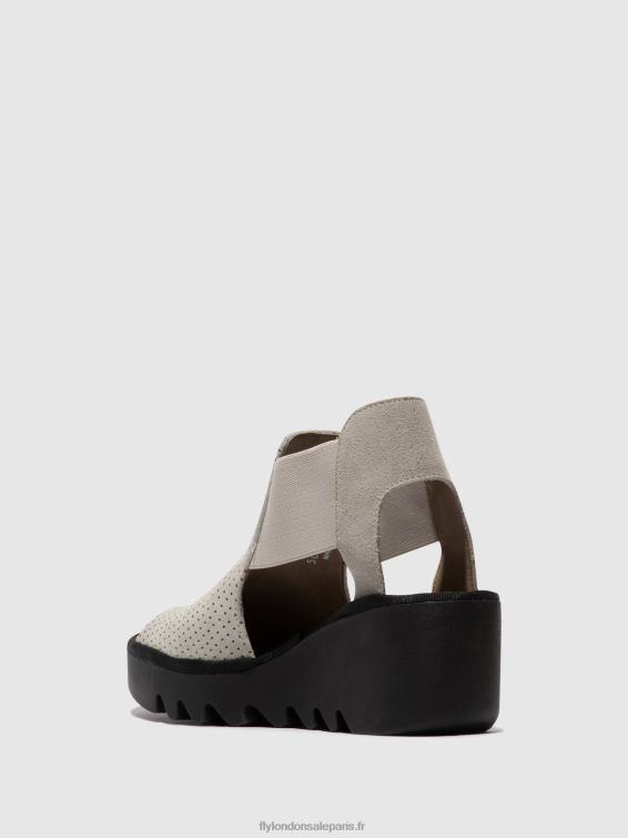 sandales élastiquées biga412 femmes 0N8R480 béton Fly London