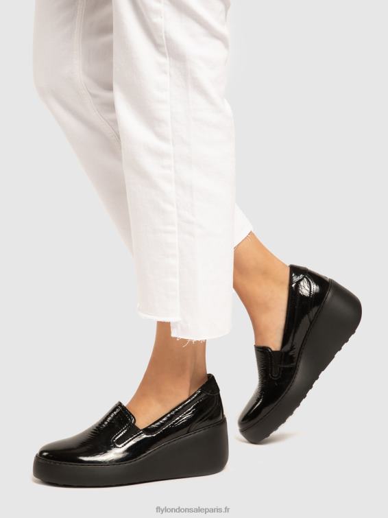baskets à enfiler deca459 femmes 0N8R746 noir Fly London