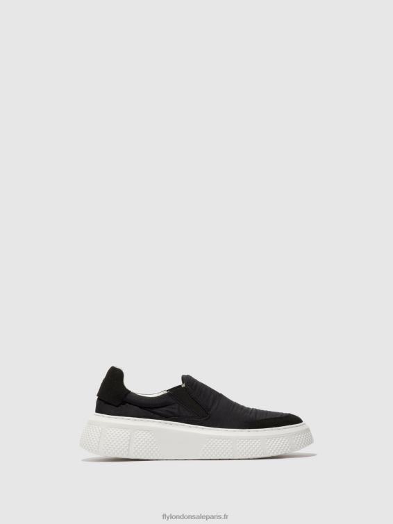 baskets à enfiler elin509 femmes 0N8R752 noir Fly London