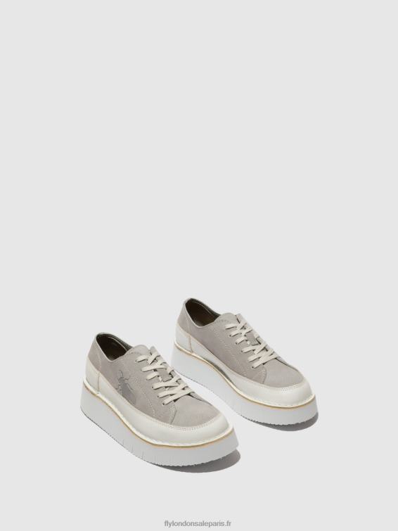 baskets à lacets cuda099 femmes 0N8R723 blanc cassé/nuage Fly London
