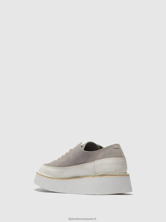 baskets à lacets cuda099 femmes 0N8R723 blanc cassé/nuage Fly London