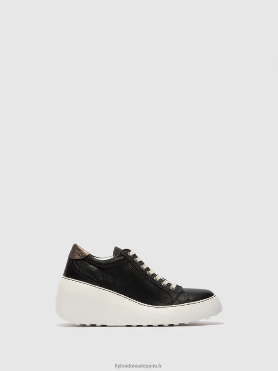 baskets à lacets dile450 brito femmes 0N8R770 noir Fly London