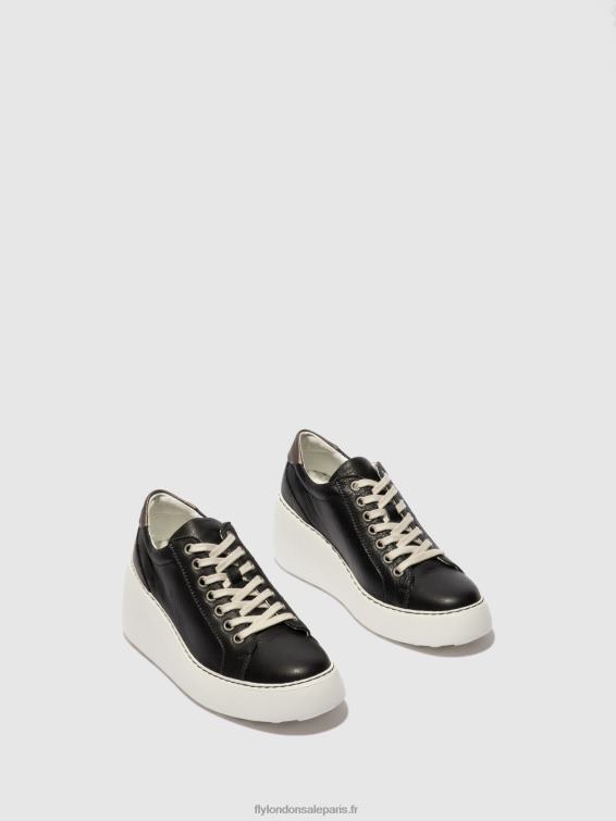 baskets à lacets dile450 brito femmes 0N8R770 noir Fly London