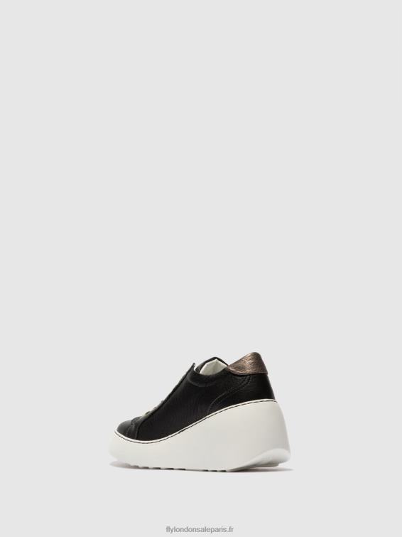 baskets à lacets dile450 brito femmes 0N8R770 noir Fly London